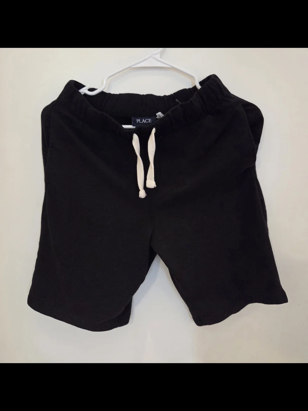 The Children's Place Black Elastic Waist Shorts - Size 14